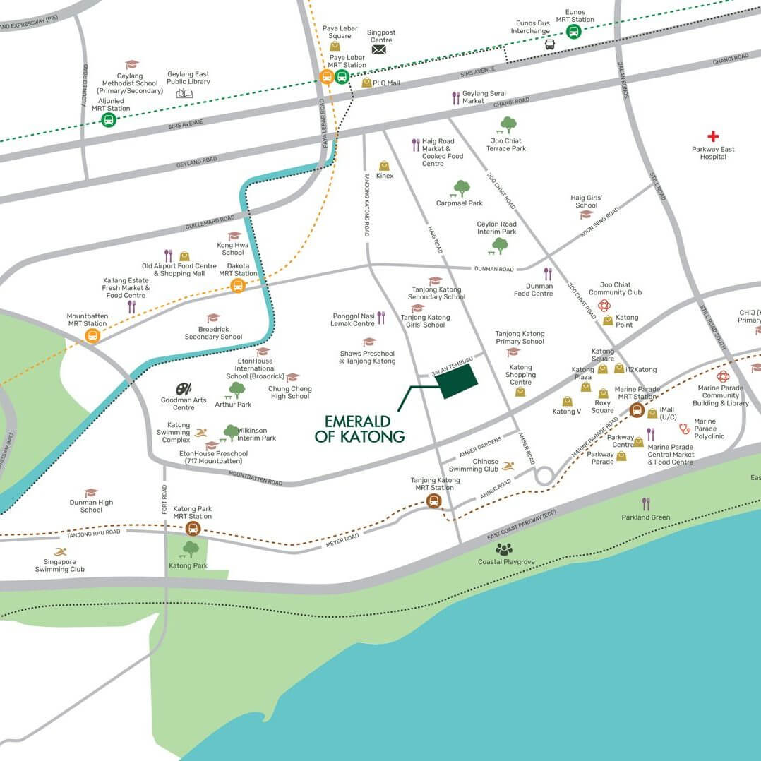 Emerald of Katong Location Map