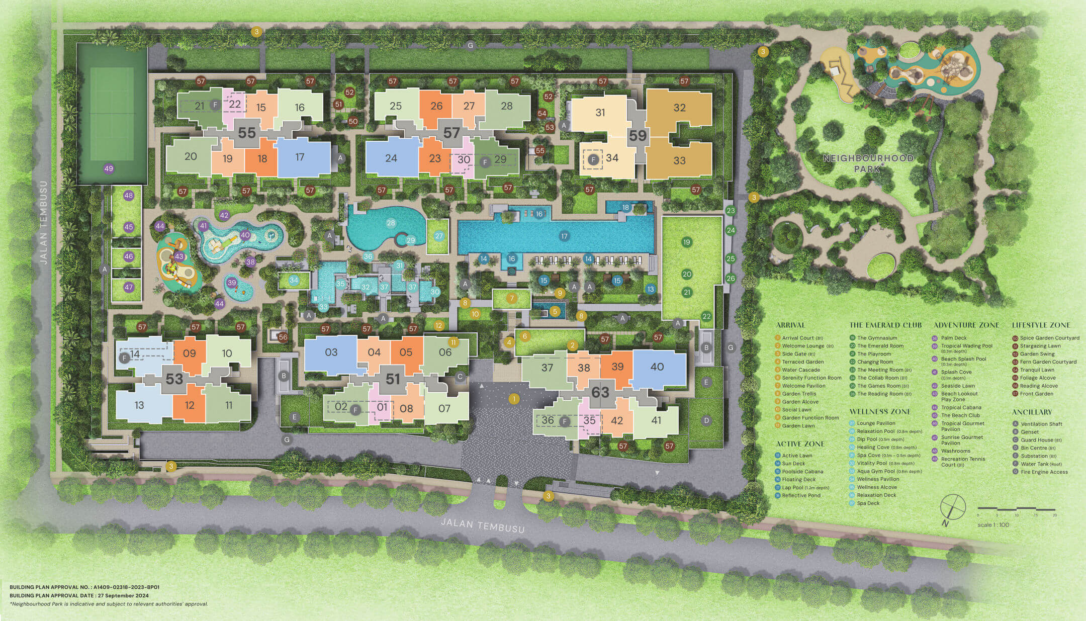 emerald of katong Siteplan